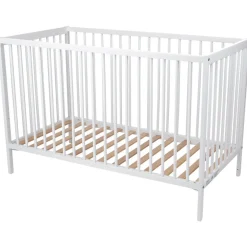 Lit en bois Tiny 60x120cm - Blanc