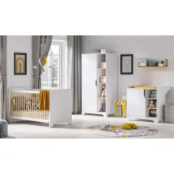 Lit Leaf 60 x 120 - Blanc / Bois