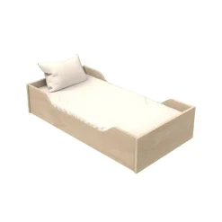 Lit Little Big Bed 140 x 70 cm Tokyo chêne suave