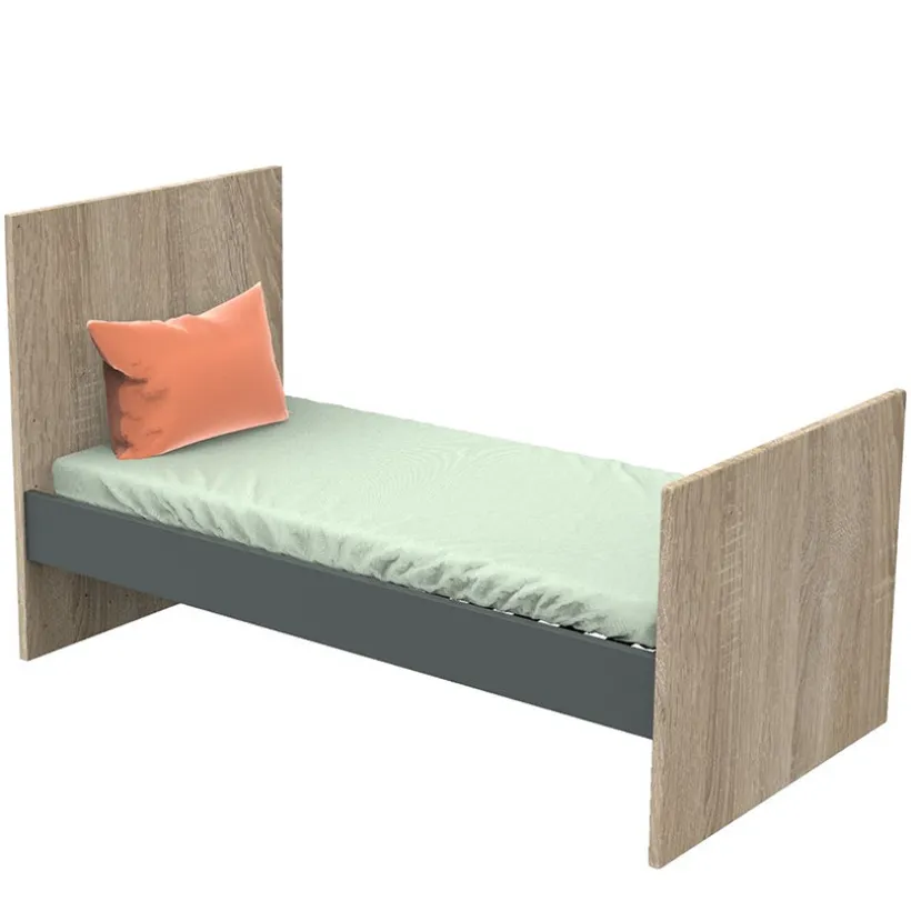 Little Big Bed Nova 70 x 140 cm - Gris Volcan