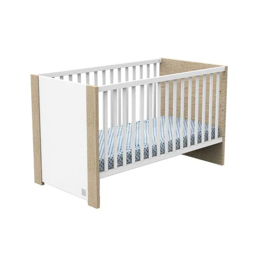 Lit transformable Little Big Bed 70x140 cm Antonin - Bois/Blanc