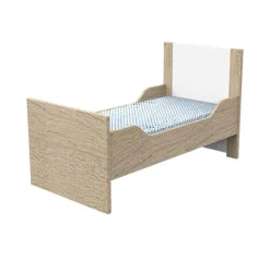 Lit transformable Little Big Bed 70x140 cm Antonin - Bois/Blanc