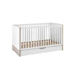 Lit évolutif Lilo avec 2 pans 70x140 cm - Blanc