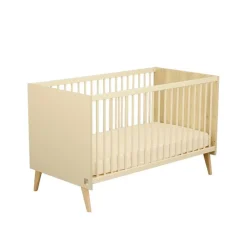 Lit évolutif Little Big Bed 140 x 70 cm Méliné aspect chêne sépia/crème