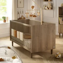 Lit évolutif Little Big Bed 140 x 70 cm Mokka aspect chêne mokka