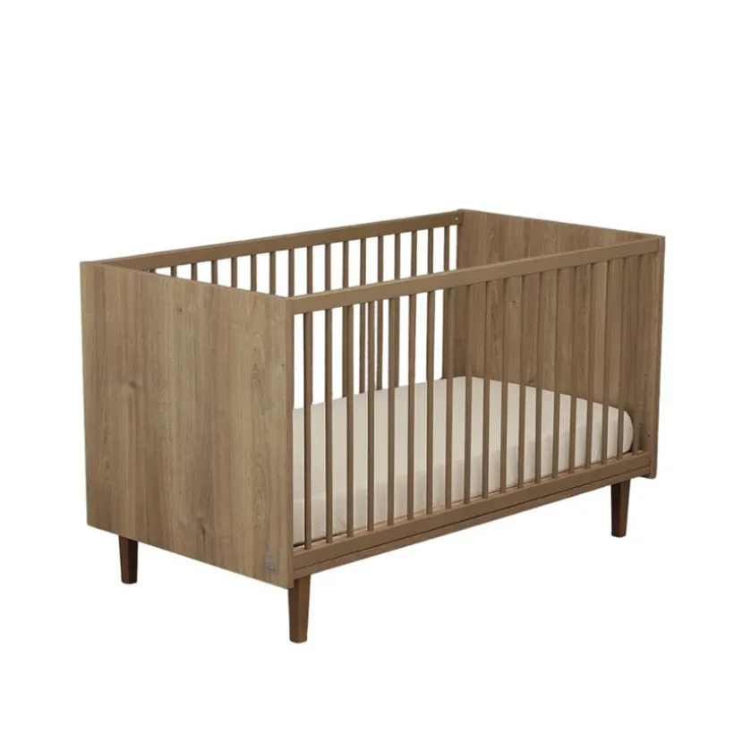 Lit évolutif Little Big Bed 140 x 70 cm Mokka aspect chêne mokka