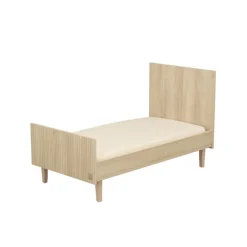 Lit évolutif Little Big Bed 140 x 70 cm Paloma aspect chêne sépia/beige