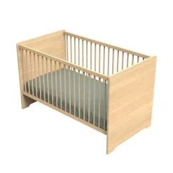 Lit évolutif Little Big Bed 140 x 70 cm Cannelle aspect chêne miel