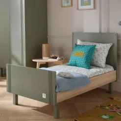 Lit évolutif Little Big Bed 70 x 140 cm - Éléonore Kaki
