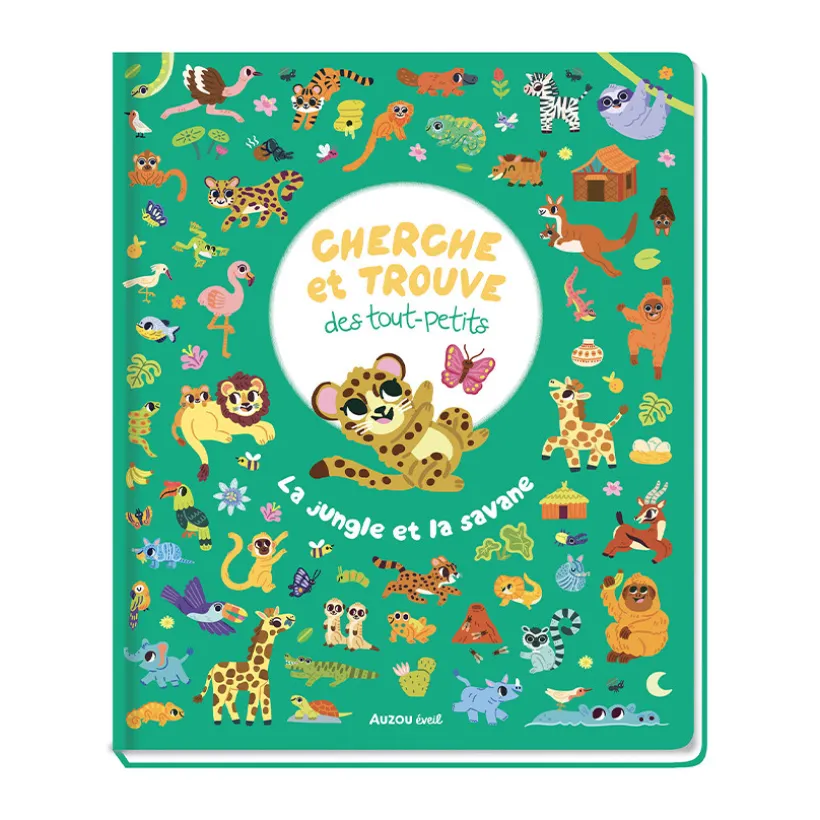 Livre "Cherche et trouve des tout-petits - La jungle et la savane"