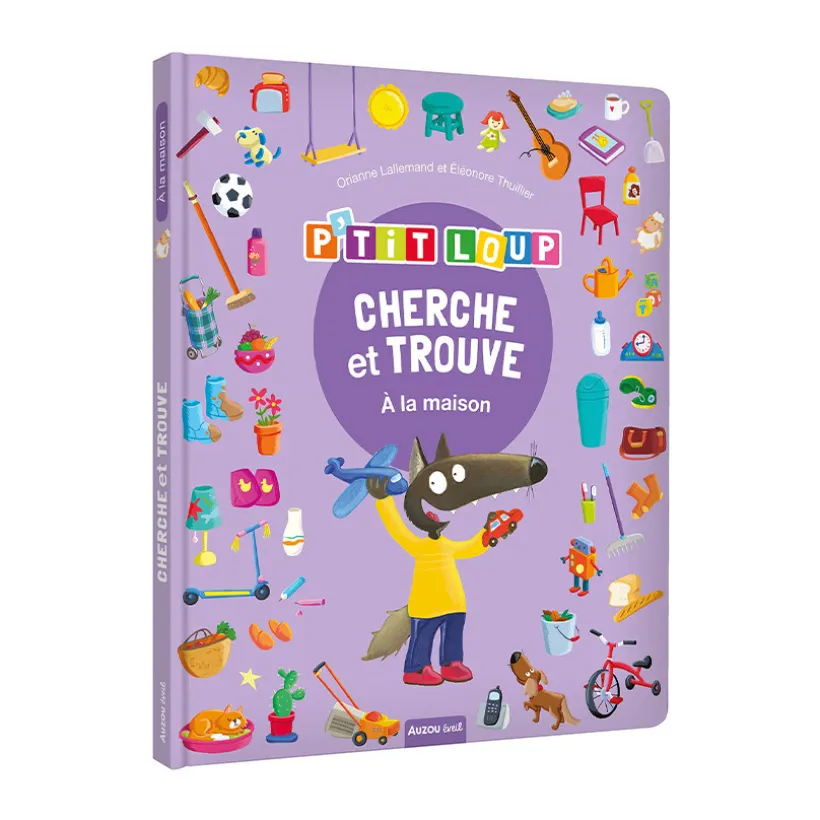 Livre "Cherche et trouve P'tit Loup - A la maison"