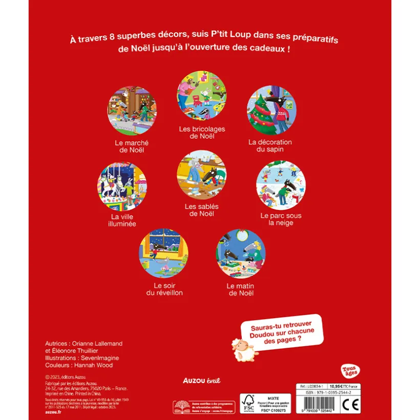 Livre "Cherche et trouve "Vive Noël" 2ans+