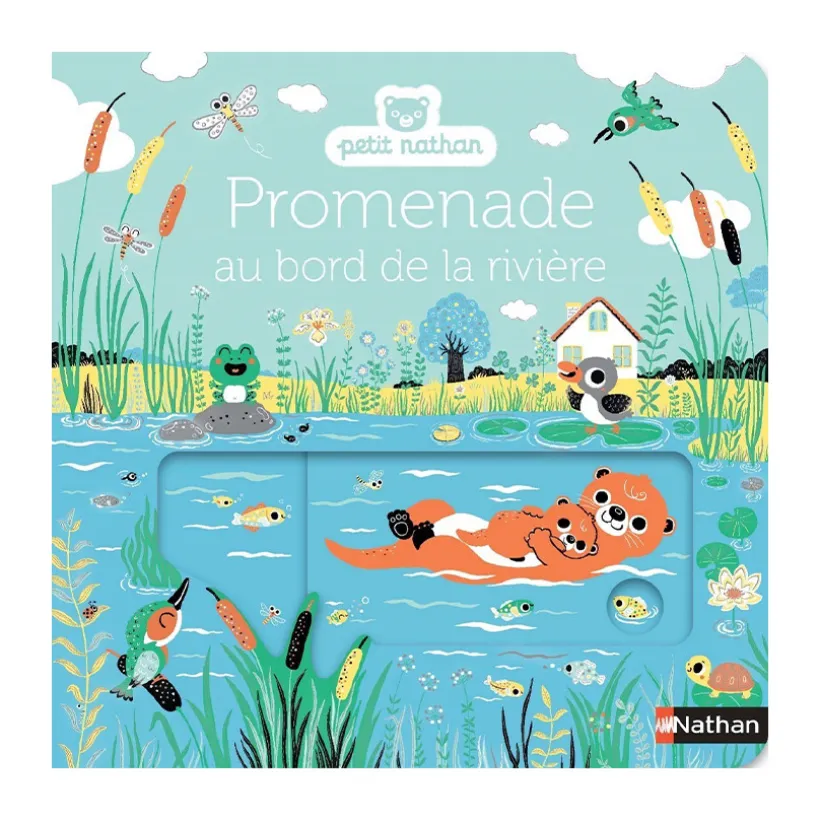 Livre d'éveil animé Promenade au bord de la rivière