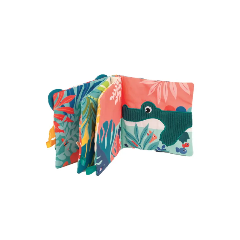 Livre d'éveil en tissu - Jungle