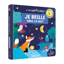 Livre à flaps "Mon anim'agier - Je brille dans la nuit"