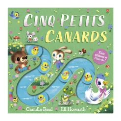 Livre à glissières "Cinq petits canards"
