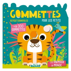 Livre Gommettes sur Les animaux du monde