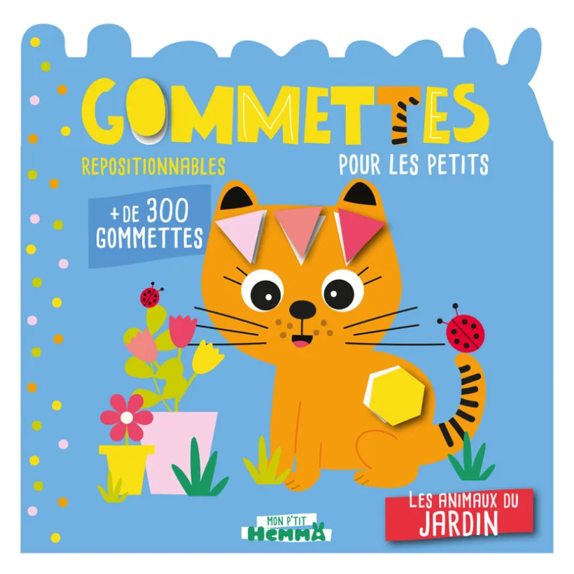 Livre Gommettes sur les Petits animaux du jardin