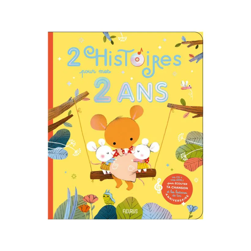 Livre 2 histoires pour mes 2 ans + CD