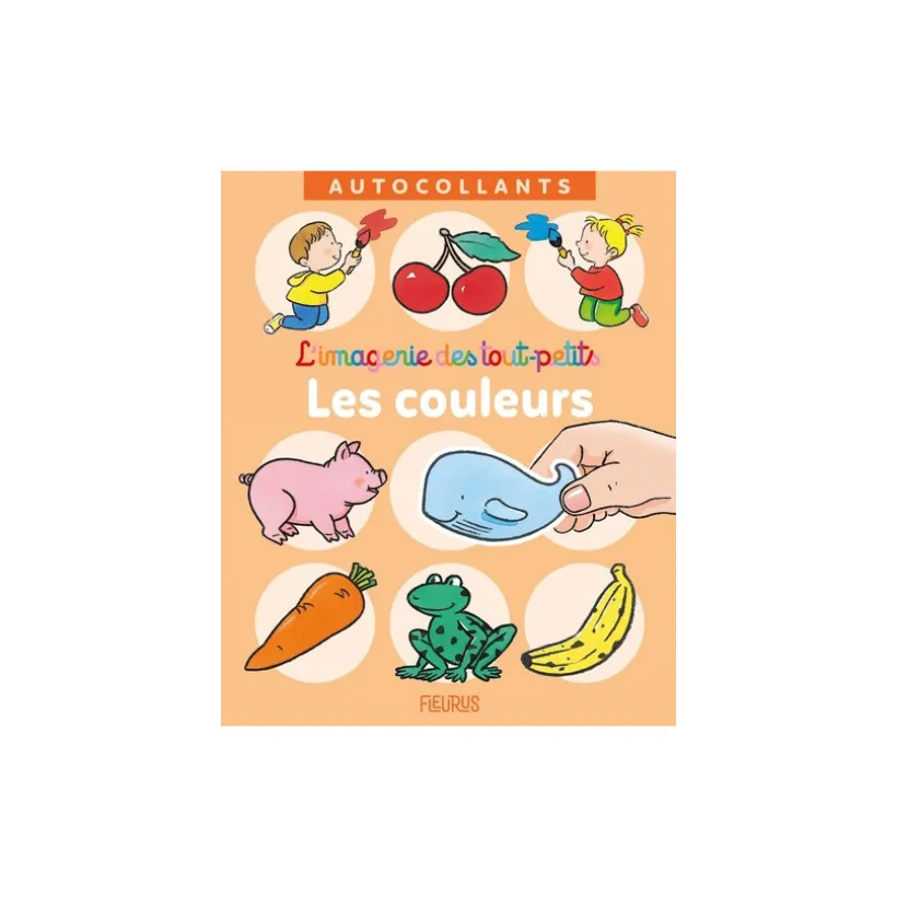 Livre L'imagerie des tout-petits Couleurs autocollant
