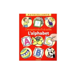 Livre L'imagerie des tout-petits L'alphabet autocollant