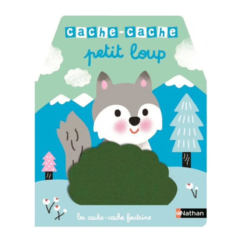 Livre matière Cache-cache petit loup