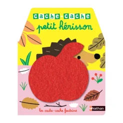 Livre matière Cache-cache petit hérisson
