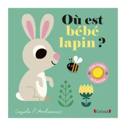 Livre matière Où est bébé lapin ?