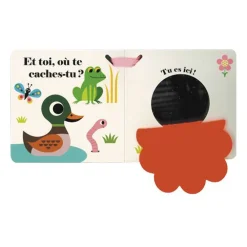 Livre matière pour poussette Où est le canard ?