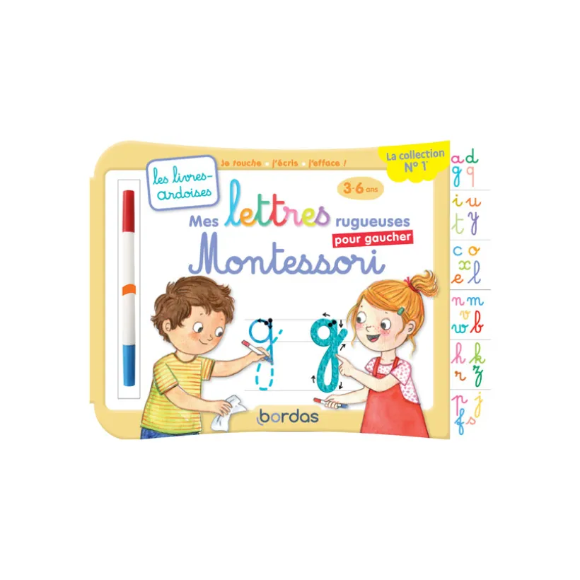 Livre Mes lettres rugueuses pour gaucher