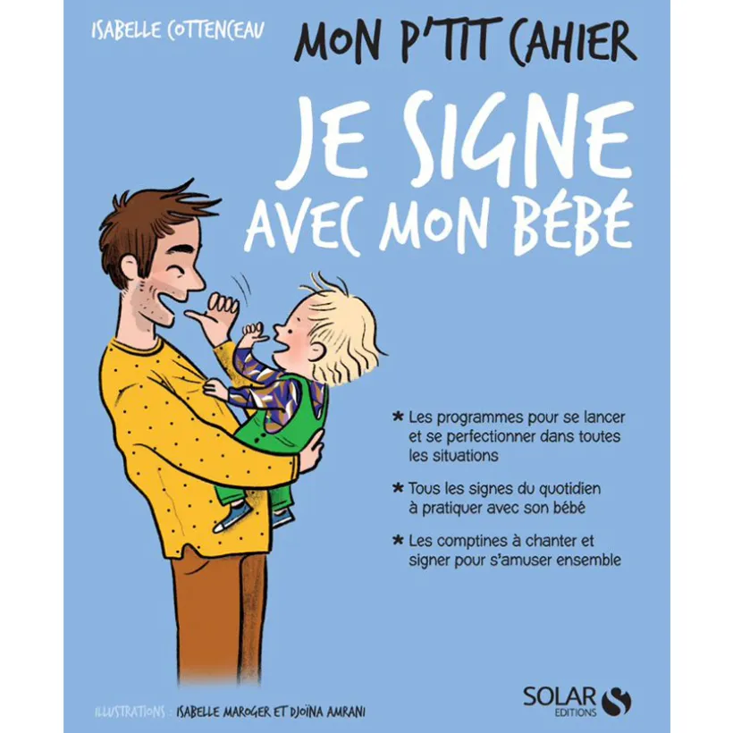 Livre Mon p'tit cahier Je signe avec mon bébé