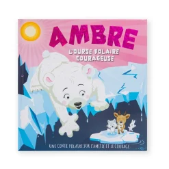 Livre personnalisé Ambre l'ourse polaire courageuse