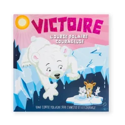 Livre personnalisé Victoire l'ourse polaire courageuse