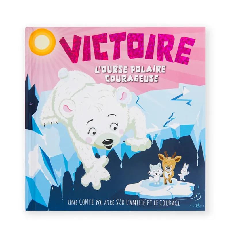 Livre personnalisé Victoire l'ourse polaire courageuse