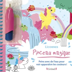 Livre Pinceau magique Licornes