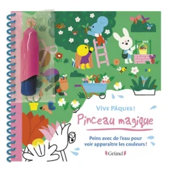 Livre à pinceau magique Vive Pâques