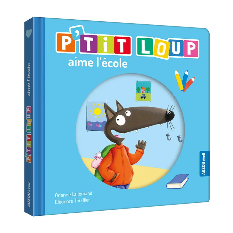 Livre "P'tit Loup aime l'école"