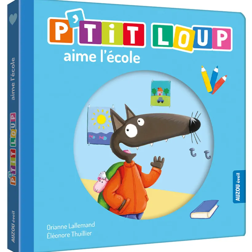 Livre "P'tit Loup aime l'école"1ans+