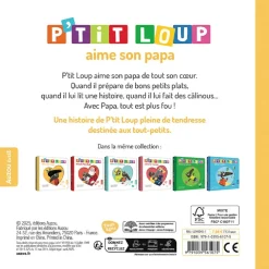 Livre "P'tit Loup aime son Papa"