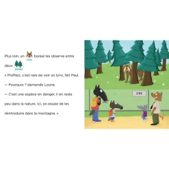 Livre "P'tit loup au parc animalier 3ans+