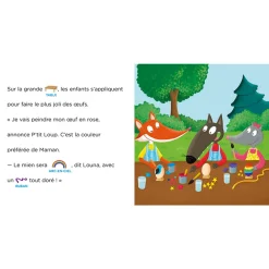 Livre "P'tit Loup et la chasse aux œufs de Pâques 3ans+