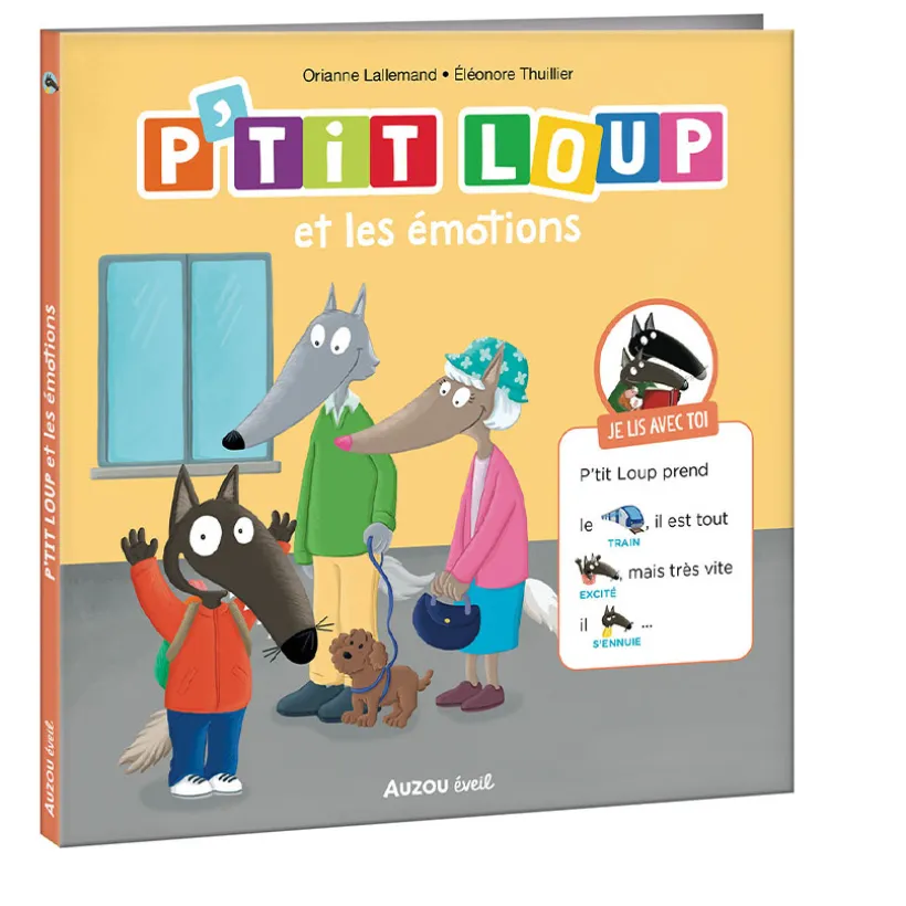 Livre "P'tit loup et les émotions" 3ans+