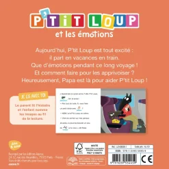 Livre "P'tit loup et les émotions" 3ans+