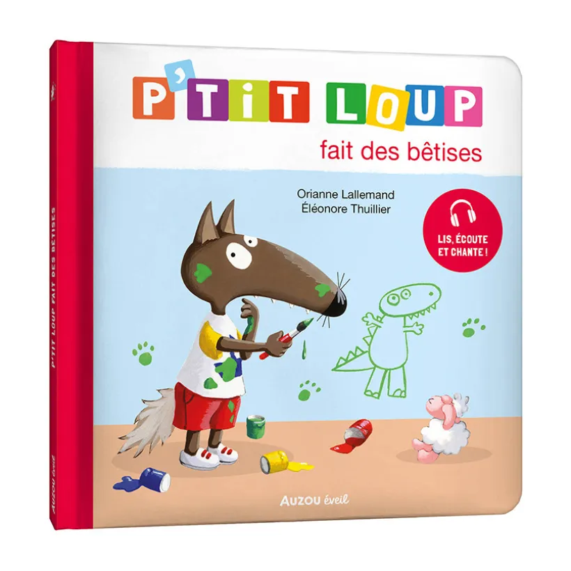 Livre "P'tit Loup fait des bêtises"