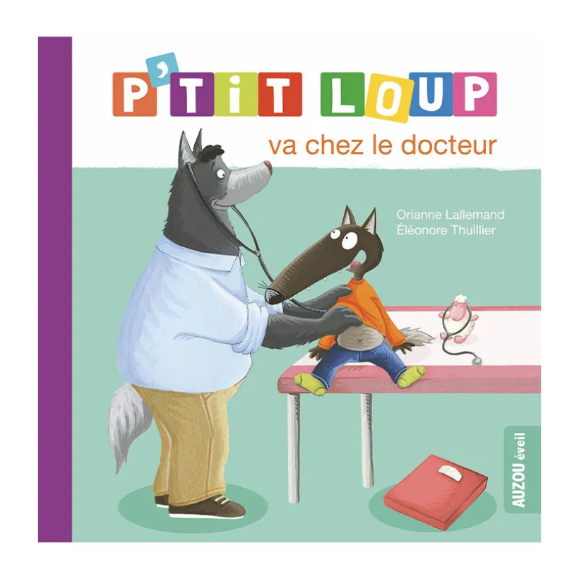 Livre "P'tit Loup va chez le docteur"