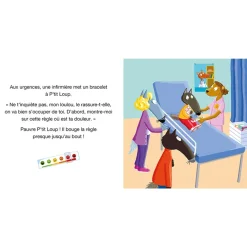Livre "P'tit Loup va à l'hôpital" 2ans+