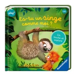 Livre sensoriel Play+ "Es-tu un singe comme moi ?"