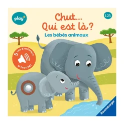 Livre sonore "Chut... Qui est là ? Les bébés animaux"