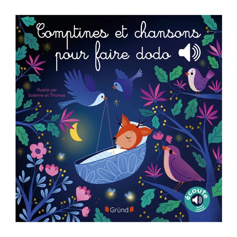Livre sonore "Comptines et chansons pour faire dodo"