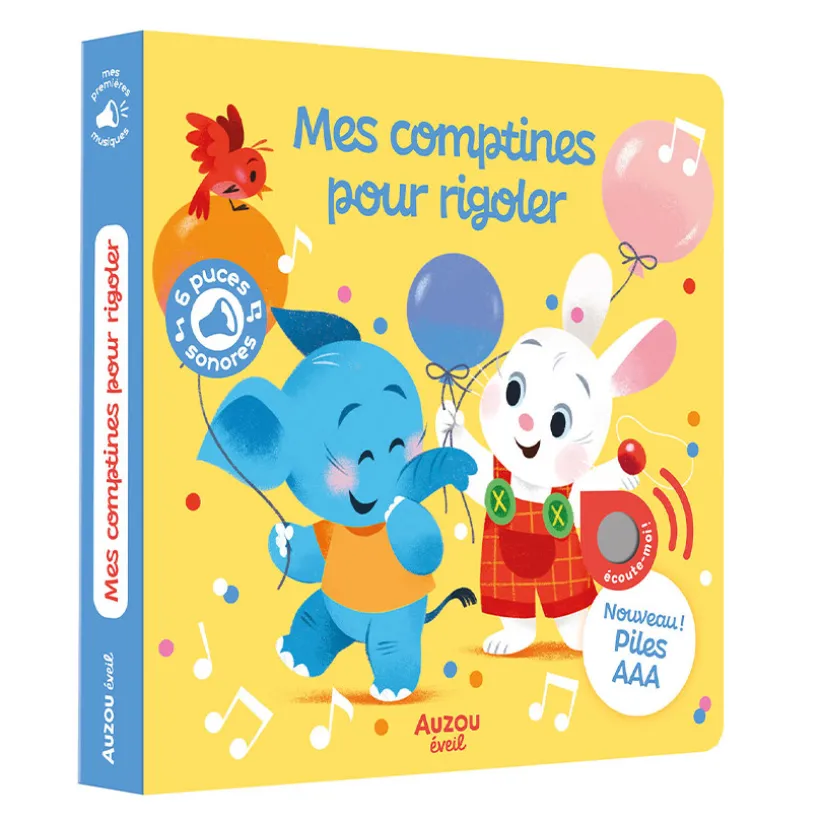 Livre sonore mes comptines "Pour rigoler" 1an+